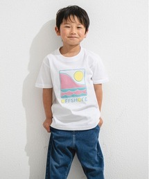 OFFSHORE（オフショア）の「RAINBOW LOGOTEE/オフショア アイコンレインボーロゴティーシャツ（Tシャツ/カットソー）」