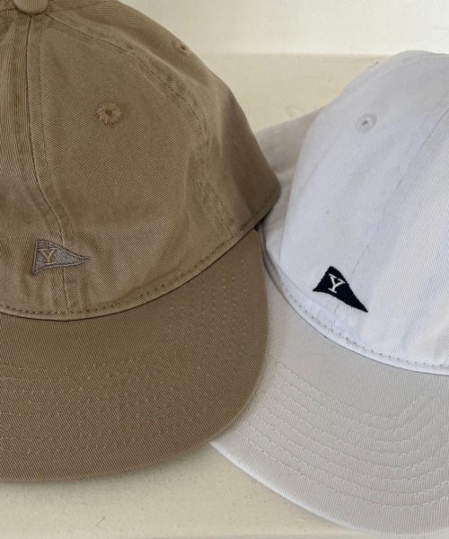 CAPRICIEUX LE'MAGE（カプリシューレマージュ）の「YALEキャップ（キャップ・レディース・ホワイト/ベージュ・FREE）」の4枚目の写真
