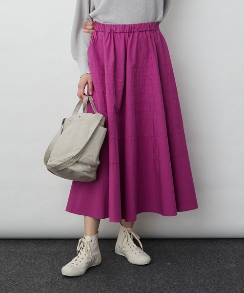 クリアランスセール 大人のおしゃれ手帖4月号掲載商品 綿シルクタイプライターサーキュラー