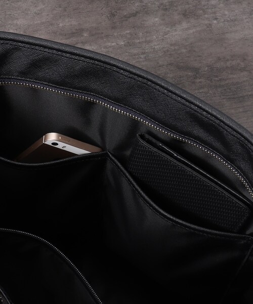 TAKEO KIKUCHI(タケオキクチ)の「◆ツイルナイロン トートバッグ(トートバッグ・メンズ・ブラック/ネイビー・00)」の16枚目の写真