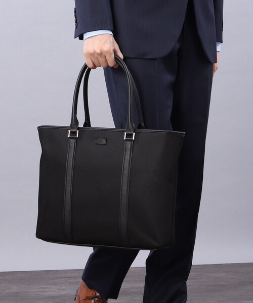 TAKEO KIKUCHI(タケオキクチ)の「◆ツイルナイロン トートバッグ(トートバッグ・メンズ・ブラック/ネイビー・00)」の17枚目の写真