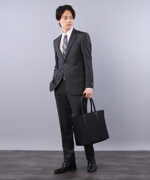 TAKEO KIKUCHI(タケオキクチ)の「◆ツイルナイロン トートバッグ(トートバッグ・メンズ・ブラック/ネイビー・00)」の12枚目の写真