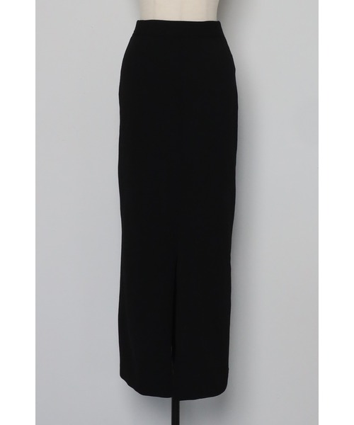 Bonjour Sagan（ボンジュールサガン）の「カラーニットIラインスカート（スカート・レディース・ブラック/レッド/グリーン・FREE）」の14枚目の写真