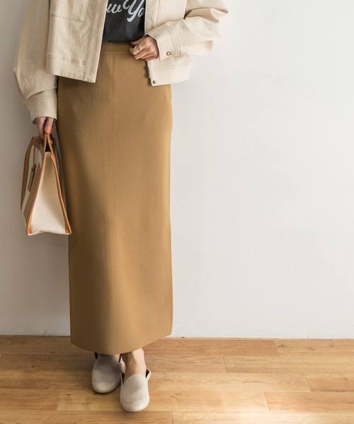 URBAN RESEARCH（アーバンリサーチ）の「ライトニットタイトスカート（スカート・レディース・ネイビー/ベージュ系その他・38/36）」の6枚目の写真