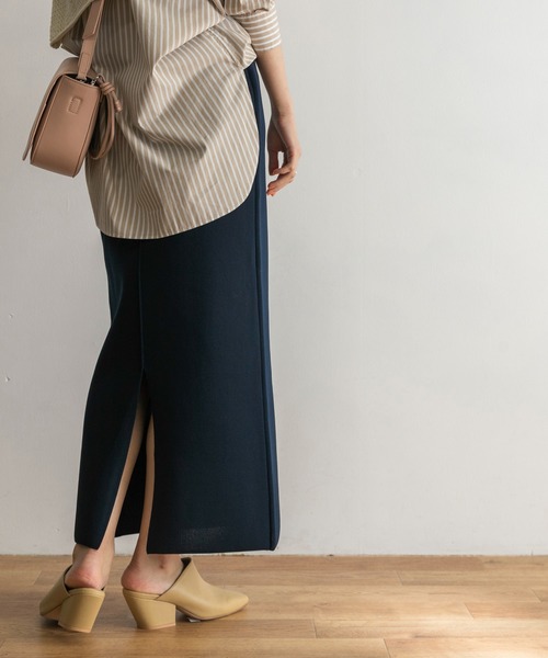 URBAN RESEARCH（アーバンリサーチ）の「ライトニットタイトスカート（スカート・レディース・ネイビー/ベージュ系その他・38/36）」の20枚目の写真