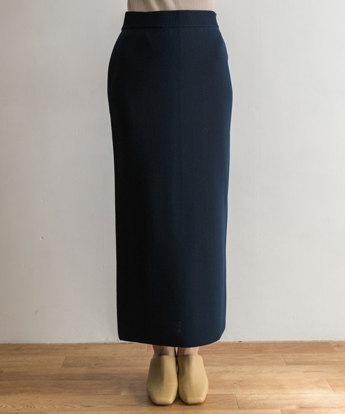 URBAN RESEARCH（アーバンリサーチ）の「ライトニットタイトスカート（スカート・レディース・ネイビー/ベージュ系その他・38/36）」の11枚目の写真