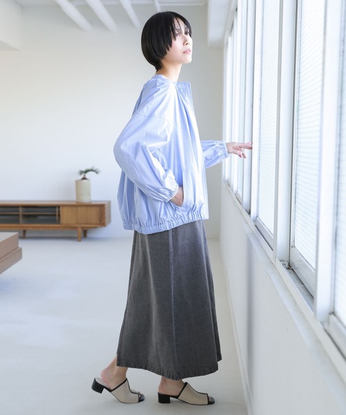 LAKOLE（ラコレ）の「キャンバスミュールサンダル / 265968（サンダル・レディース・ブラック/オフホワイト・MEDIUM/LARGE）」の9枚目の写真