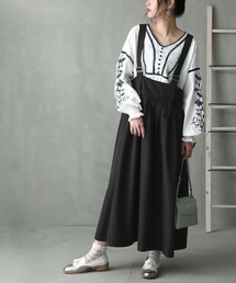 osharewalker | 『タックデザインジャンパースカート』(ジャンパースカート)