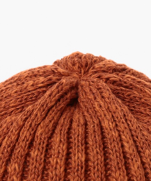 BEAMS PLUS(ビームスプラス)の「BEAMS PLUS / コットン リネン ワッチキャップ(ニットキャップ/ビーニー・メンズ・オフホワイト/オレンジ系その他6/ネイビー/イエロー系その他4/オリーブ/ベージュ/グリーン系その他2/ブラック・ONE SIZE)」の10枚目の写真