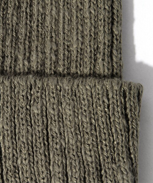 BEAMS PLUS(ビームスプラス)の「BEAMS PLUS / コットン リネン ワッチキャップ(ニットキャップ/ビーニー・メンズ・オフホワイト/オレンジ系その他6/ネイビー/イエロー系その他4/オリーブ/ベージュ/グリーン系その他2/ブラック・ONE SIZE)」の13枚目の写真