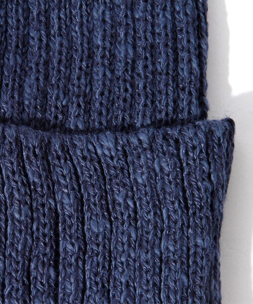 BEAMS PLUS(ビームスプラス)の「BEAMS PLUS / コットン リネン ワッチキャップ(ニットキャップ/ビーニー・メンズ・オフホワイト/オレンジ系その他6/ネイビー/イエロー系その他4/オリーブ/ベージュ/グリーン系その他2/ブラック・ONE SIZE)」の15枚目の写真