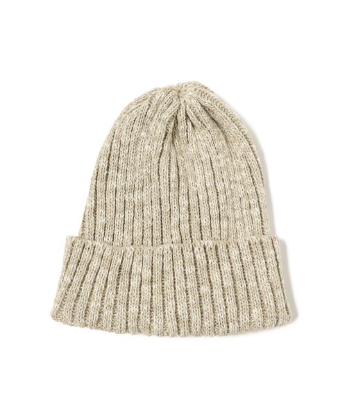 BEAMS PLUS(ビームスプラス)の「BEAMS PLUS / コットン リネン ワッチキャップ(ニットキャップ/ビーニー・メンズ・オフホワイト/オレンジ系その他6/ネイビー/イエロー系その他4/オリーブ/ベージュ/グリーン系その他2/ブラック・ONE SIZE)」の17枚目の写真