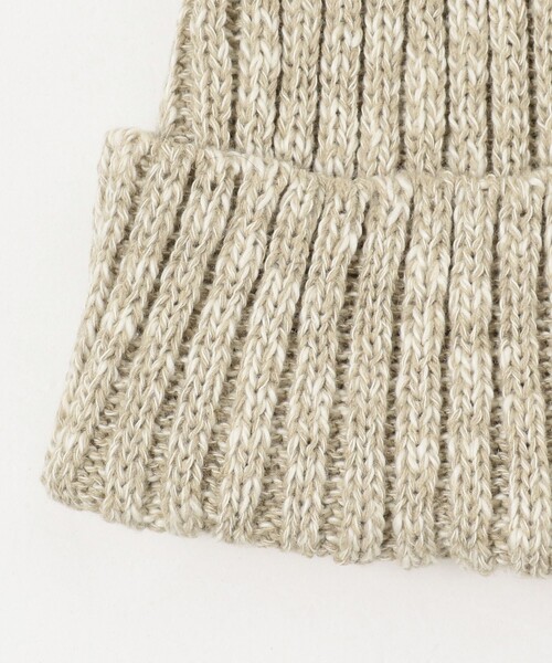 BEAMS PLUS(ビームスプラス)の「BEAMS PLUS / コットン リネン ワッチキャップ(ニットキャップ/ビーニー・メンズ・オフホワイト/オレンジ系その他6/ネイビー/イエロー系その他4/オリーブ/ベージュ/グリーン系その他2/ブラック・ONE SIZE)」の22枚目の写真