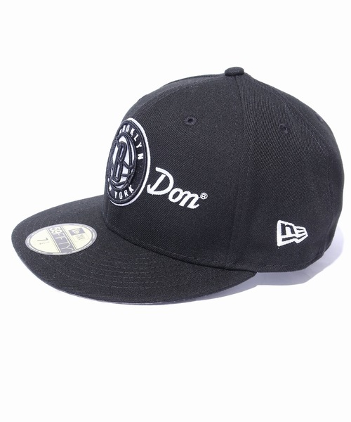 NEW ERA(ニューエラ)の「NEW ERA/ニューエラ NEW ERA×JUST DON コラボ CAP キャップ 59FIFTY(キャップ・メンズ・ブラック系その他/ブラック系その他3/グリーン/ブラック系その他2・7 1/8/7 3/4/7 1/2/7 1/4)」の3枚目の写真