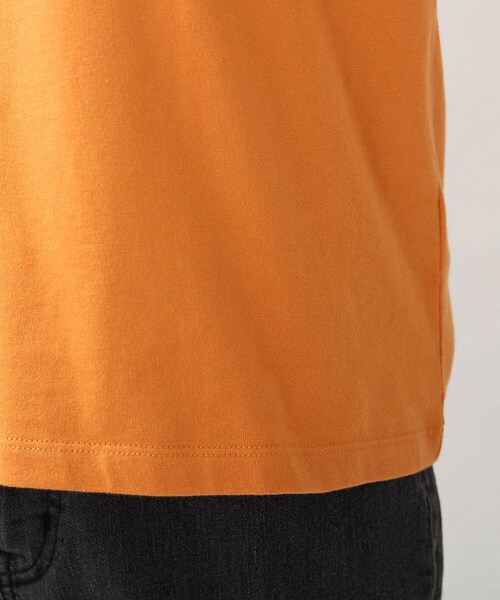 Lee（リー）の「【Lee】別注リンガーTシャツ（Tシャツ/カットソー・レディース・アイボリー/オレンジ/グレー系その他・02/03）」の9枚目の写真
