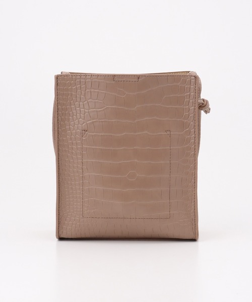 Honeys（ハニーズ）の「スクエアショルダーＢａｇ（ショルダーバッグ・レディース・ブラック/グレイッシュベージュ/アイボリー/モカ/グリーン/ダークブラウン/イエロー/ホワイト・FREE）」の12枚目の写真