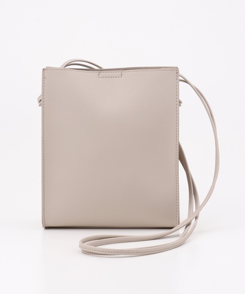 Honeys（ハニーズ）の「スクエアショルダーＢａｇ（ショルダーバッグ・レディース・ブラック/グレイッシュベージュ/アイボリー/モカ/グリーン/ダークブラウン/イエロー/ホワイト・FREE）」の16枚目の写真