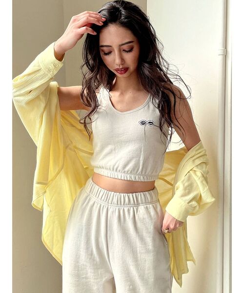 GYDA(ジェイダ)の「YORYU BIG シャツ(シャツ/ブラウス・レディース・オフホワイト/ライトイエロー/チャコールグレー・FREE)」の20枚目の写真