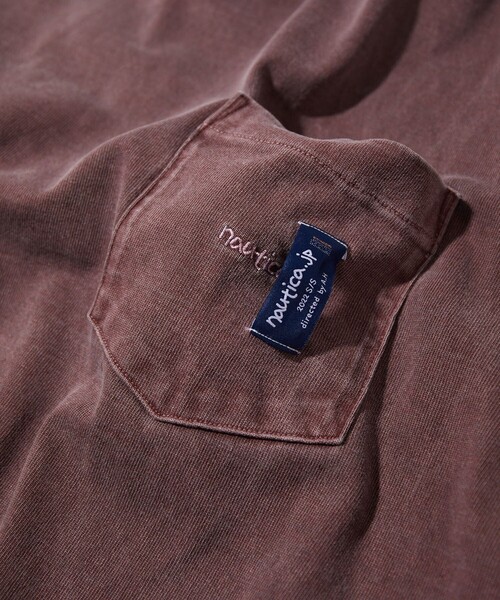 NAUTICA(ノーティカ)の「NAUTICA/ノーティカ Pigment Dyed S/S Pocket Tee “TOO HEAVY”(Tシャツ/カットソー・メンズ・チャコールグレー/グリーン/ワインレッド/ネイビー・SMALL/X-LARGE/LARGE/XX-LARGE/MEDIUM)」の16枚目の写真