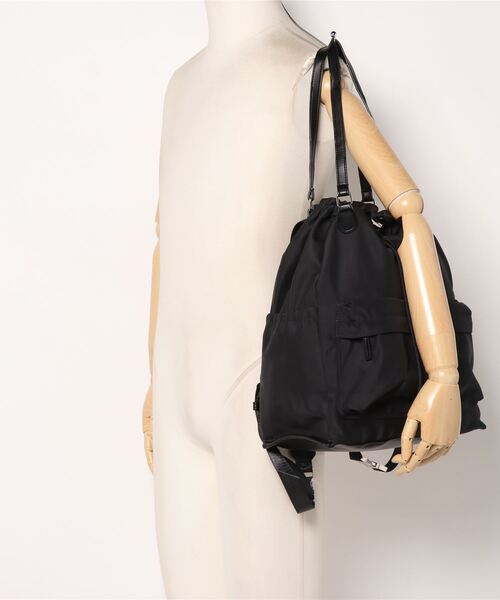 Casselini（キャセリーニ）の「リュックトートバッグ（バックパック/リュック・レディース・ベージュ/ブラック・ONE SIZE）」の6枚目の写真