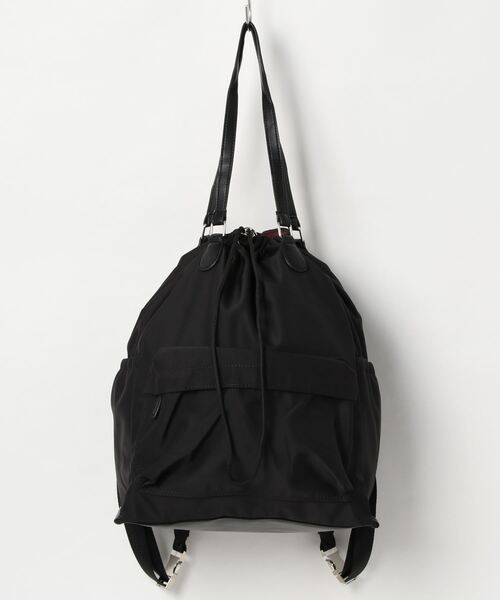 Casselini（キャセリーニ）の「リュックトートバッグ（バックパック/リュック・レディース・ベージュ/ブラック・ONE SIZE）」の8枚目の写真