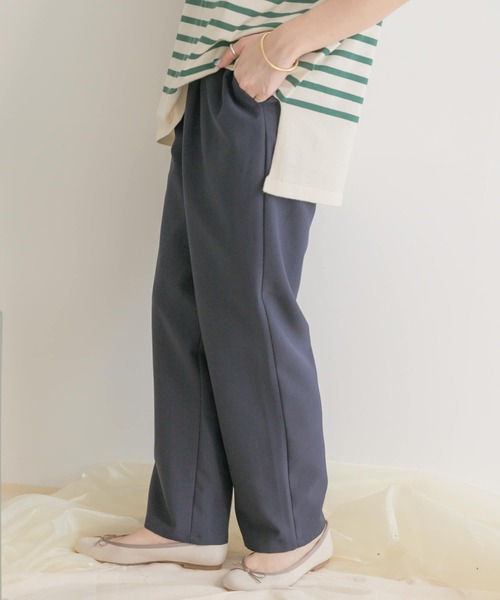 ITEMS URBANRESEARCH(アイテムズ アーバンリサーチ)の「ダブルタックパンツ(その他パンツ・レディース・ベージュ/ネイビー/レッド系その他・FREE)」の9枚目の写真