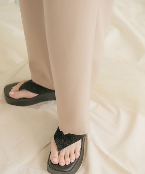 ITEMS URBANRESEARCH(アイテムズ アーバンリサーチ)の「ダブルタックパンツ(その他パンツ・レディース・ベージュ/ネイビー/レッド系その他・FREE)」の15枚目の写真