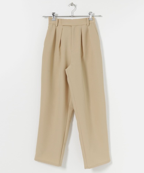 ITEMS URBANRESEARCH(アイテムズ アーバンリサーチ)の「ダブルタックパンツ(その他パンツ・レディース・ベージュ/ネイビー/レッド系その他・FREE)」の18枚目の写真