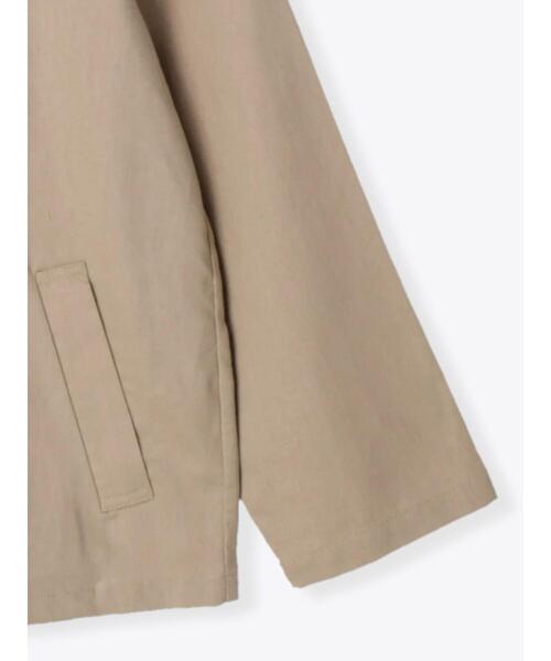 ehka sopo（エヘカソポ）の「リネン混テーラードジャケット(セットアップ可)（ノーカラージャケット・レディース・ベージュ/キナリ/グリーン・ﾌﾘ-）」の19枚目の写真
