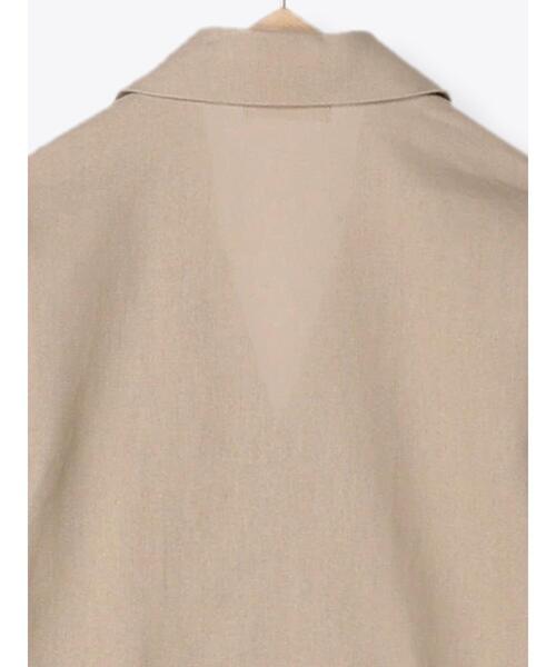 ehka sopo（エヘカソポ）の「リネン混テーラードジャケット(セットアップ可)（ノーカラージャケット・レディース・ベージュ/キナリ/グリーン・ﾌﾘ-）」の21枚目の写真
