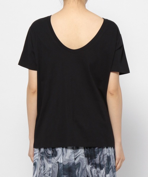 PAGEBOY（ページボーイ）の「バックオープンTシャツ（Tシャツ/カットソー・レディース・ブラック/オフホワイト/ターコイズブルー・FREE）」の15枚目の写真