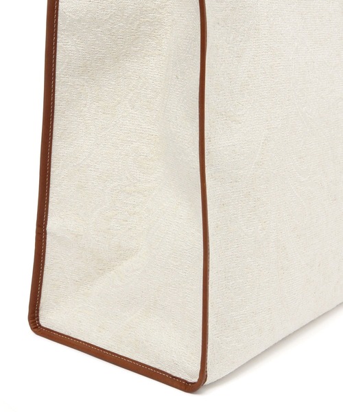 A VACATION（アヴァケーション）の「A VACATION / TANKペイズリー（トートバッグ・レディース・アイボリー・FREE）」の4枚目の写真