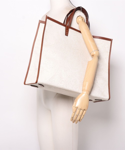 A VACATION（アヴァケーション）の「A VACATION / TANKペイズリー（トートバッグ・レディース・アイボリー・FREE）」の9枚目の写真