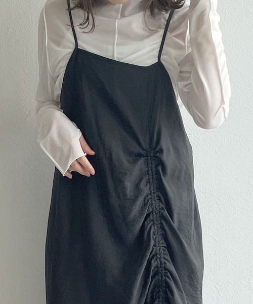 w closet（ダブルクローゼット）の「2WAYシアーフィンガーホールプルオーバー（Tシャツ/カットソー・レディース・オフホワイト/ピンク/ラベンダー/ブラック・FREE）」の11枚目の写真