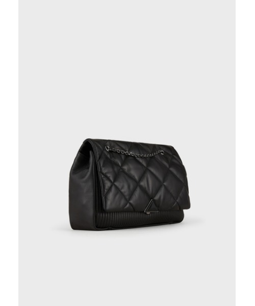 EMPORIO ARMANI(エンポリオアルマーニ)の「【エンポリオ アルマーニ】オーバーサイズ ショルダーバッグ ナッパレザー製 キルティング(ショルダーバッグ・レディース・ブラック・FREE)」の3枚目の写真