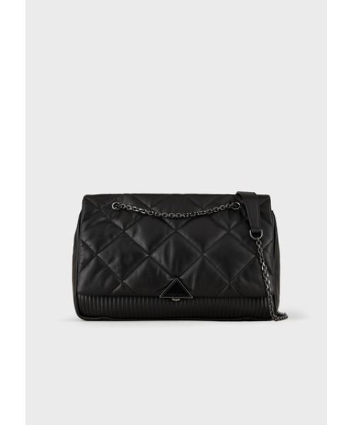 EMPORIO ARMANI(エンポリオアルマーニ)の「【エンポリオ アルマーニ】オーバーサイズ ショルダーバッグ ナッパレザー製 キルティング(ショルダーバッグ・レディース・ブラック・FREE)」の6枚目の写真