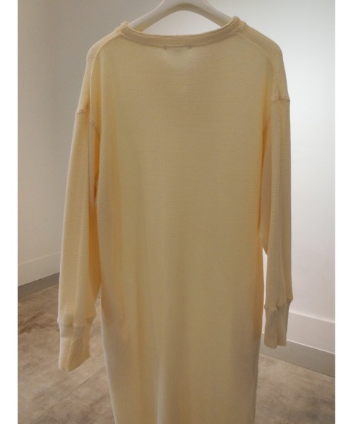 ulu(ウル)の「Organic cotton thermal laceup long dress(ワンピース・レディース・ホワイト・FREE)」の6枚目の写真