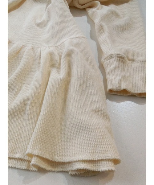 ulu(ウル)の「Organic cotton thermal laceup long dress(ワンピース・レディース・ホワイト・FREE)」の13枚目の写真