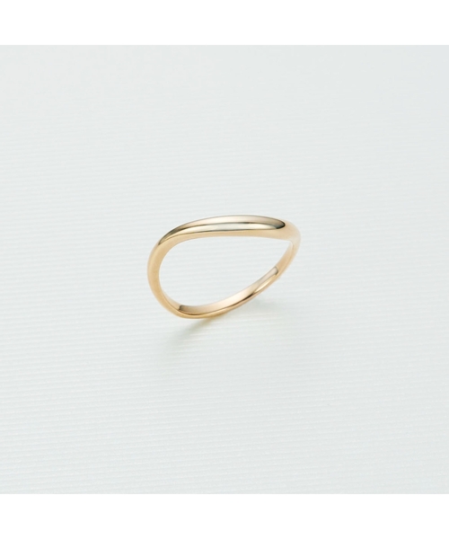 COCOSHNIK（ココシュニック）の「K10アシンメ ウェーブリング（リング・レディース・ホワイト系その他7・10号/12号/14号）」の13枚目の写真