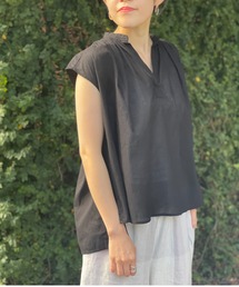 BEARDSLEY | シャドーストライプフレンチブラウス(シャツ/ブラウス)