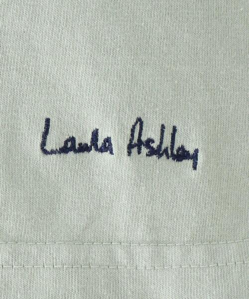 LAURA ASHLEY(ローラアシュレイ)の「コットン(綿)ロングTシャツ(Tシャツ/カットソー・レディース・グリーン/ネイビー・38)」の9枚目の写真