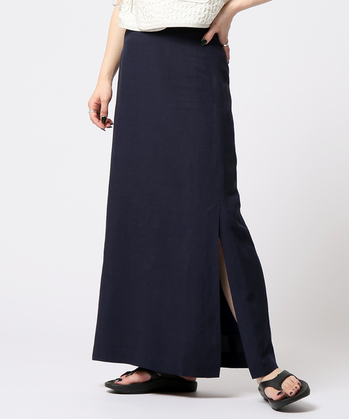 JOINT WORKS(ジョイントワークス)の「アサキャンバスマキシスカート(スカート・レディース・ホワイト/ネイビー/ブルー・SMALL/MEDIUM)」の2枚目の写真