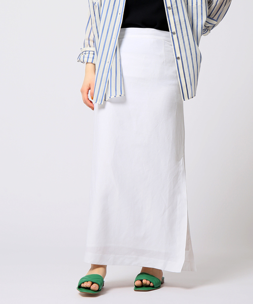 JOINT WORKS(ジョイントワークス)の「アサキャンバスマキシスカート(スカート・レディース・ホワイト/ネイビー/ブルー・SMALL/MEDIUM)」の6枚目の写真