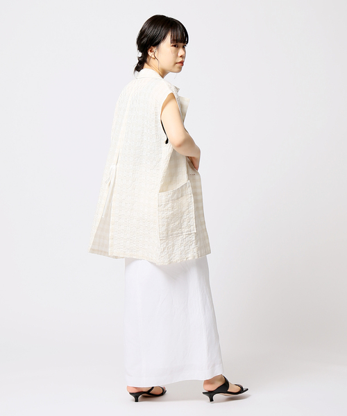 JOINT WORKS(ジョイントワークス)の「アサキャンバスマキシスカート(スカート・レディース・ホワイト/ネイビー/ブルー・SMALL/MEDIUM)」の8枚目の写真