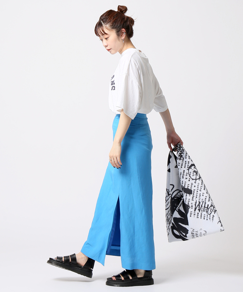 JOINT WORKS(ジョイントワークス)の「アサキャンバスマキシスカート(スカート・レディース・ホワイト/ネイビー/ブルー・SMALL/MEDIUM)」の15枚目の写真