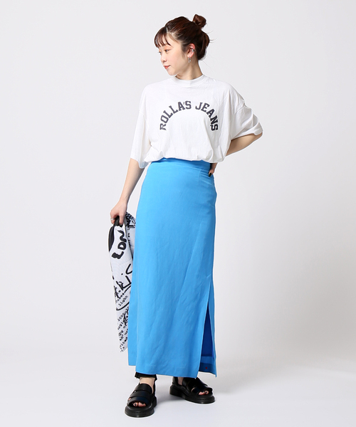 JOINT WORKS(ジョイントワークス)の「アサキャンバスマキシスカート(スカート・レディース・ホワイト/ネイビー/ブルー・SMALL/MEDIUM)」の16枚目の写真