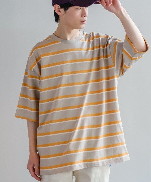 improves(インプローブス)の「レトロ ボーダー ルーズシルエット 半袖Tシャツ(Tシャツ/カットソー・メンズ・B/C/D/A/E・MEDIUM/LARGE/X-LARGE)」の1枚目の写真