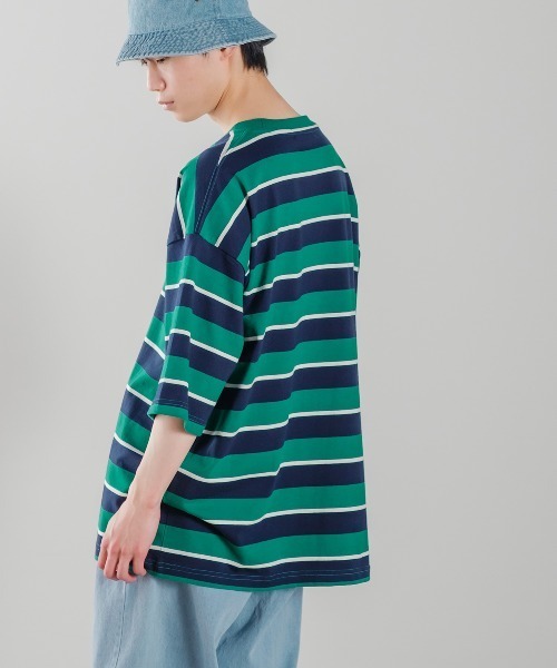 improves(インプローブス)の「レトロ ボーダー ルーズシルエット 半袖Tシャツ(Tシャツ/カットソー・メンズ・B/C/D/A/E・MEDIUM/LARGE/X-LARGE)」の12枚目の写真