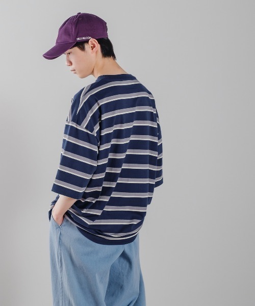 improves(インプローブス)の「レトロ ボーダー ルーズシルエット 半袖Tシャツ(Tシャツ/カットソー・メンズ・B/C/D/A/E・MEDIUM/LARGE/X-LARGE)」の13枚目の写真