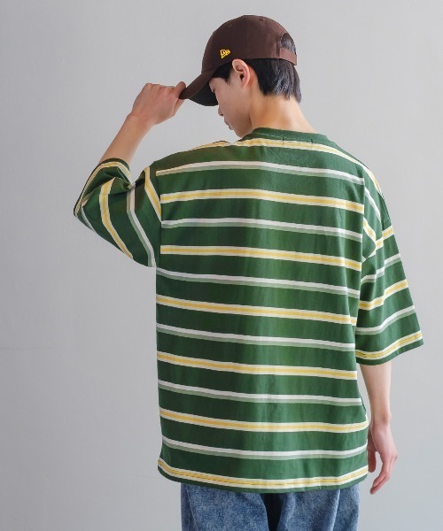 improves(インプローブス)の「レトロ ボーダー ルーズシルエット 半袖Tシャツ(Tシャツ/カットソー・メンズ・B/C/D/A/E・MEDIUM/LARGE/X-LARGE)」の17枚目の写真